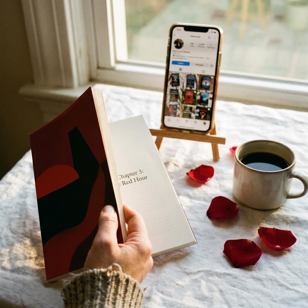 Bookstagram tagging strategy and influencer collaboration